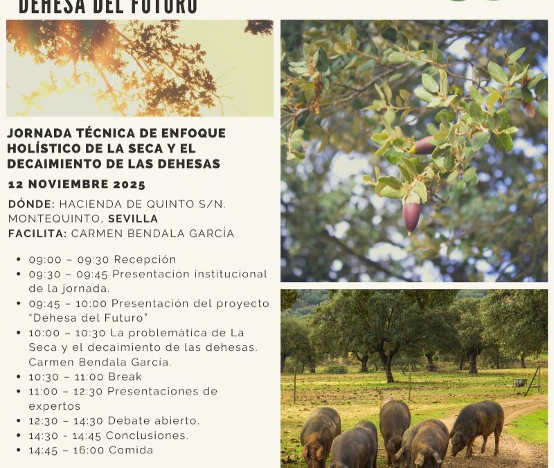 EL PROYECTO DEHESA DEL FUTURO LANZA 8 TALLERES TÉCNICOS SOBRE LOS DESAFÍOS ACTUALES DE LAS DEHESAS